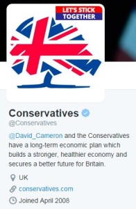 Conservative Party Twitter Page