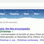 Christmas on Google