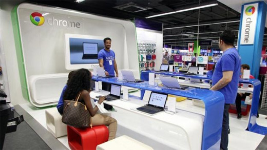 Chromebook Earns Retail Space In London