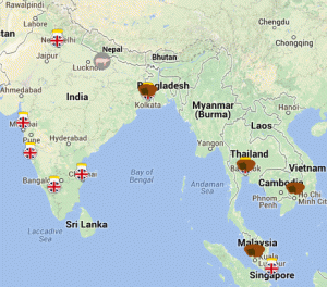 Great British Grub map