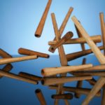 Sticks falling