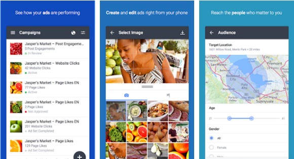 Facebook Launches Ad Manager App