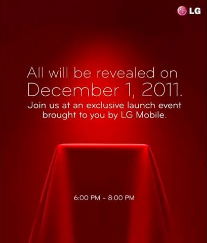 LG Mobile launch announcement