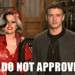 Lady Gaga & Justin Timberlake disapprove