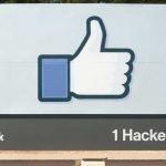 Facebook road sign