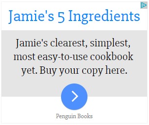 Text display ad - Jamie Oliver