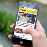 Sports content viewed on mobile