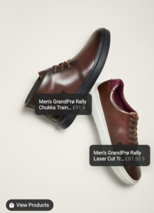 Instagram products tagged from catalog