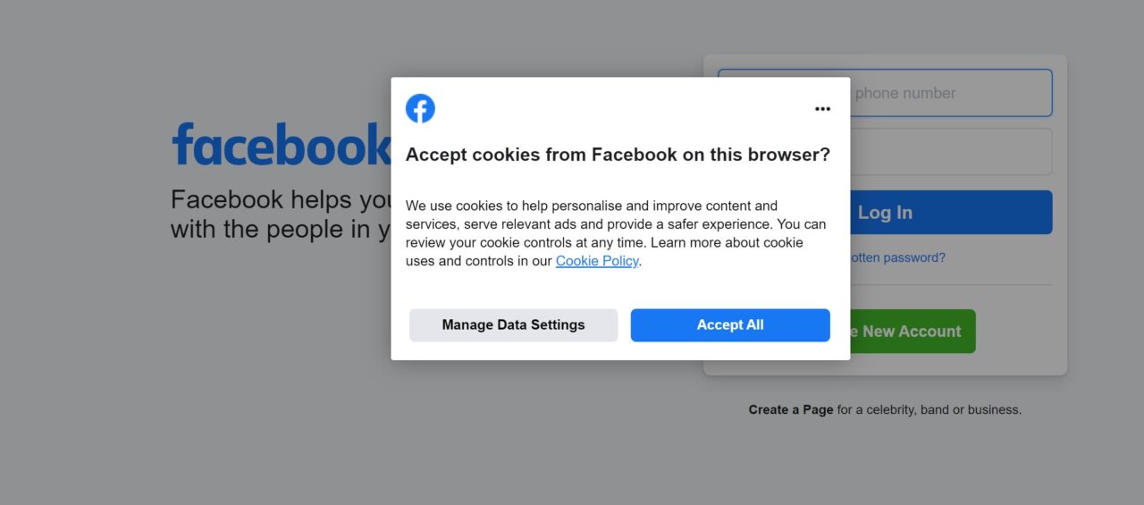 Cookie Consent Requirements Changing on Facebook