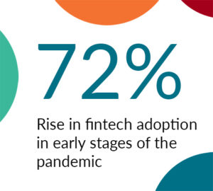 Rise in fintech adoption during pandemic