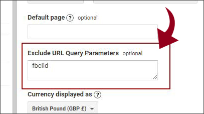 Adding the FBCLID parameter