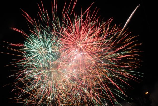 Fireworks celebrating wins of 2021