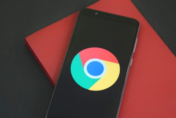 Android phone showing chrome