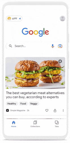 Video ads on Google Discover