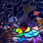 Inclusion - opaque rainbow glass