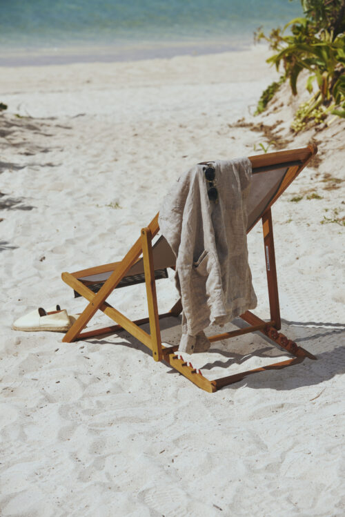 Club Med beach lounger