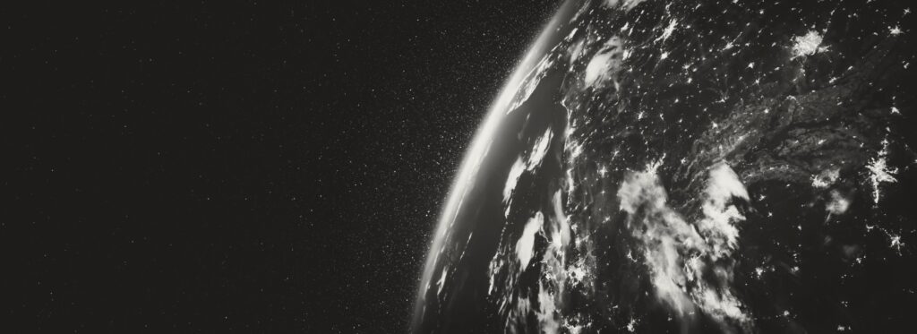 Globe at night