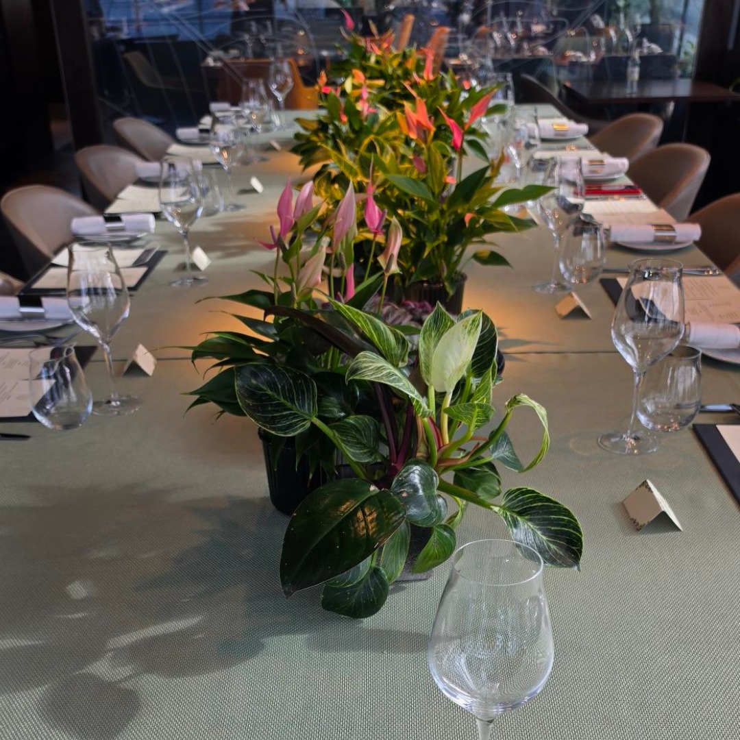 International Growth Roundtable photos - dinner setting