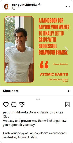 Atomic Habits testimonial ad - Rangan Chatterjee