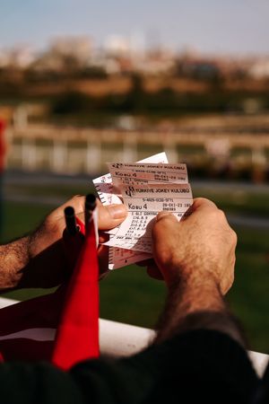 Sports betting ticket