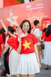 Stadium ticket Asian fan