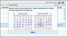 Yahoo! Search Marketing calendar function