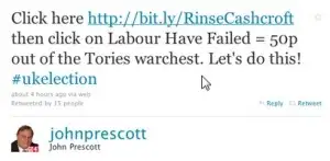 Prescott tweets encouraging click fraud