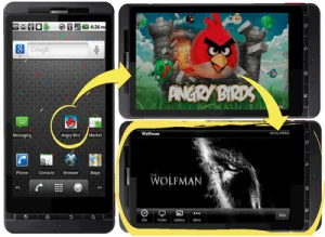 Android video ad in Angry Birds app