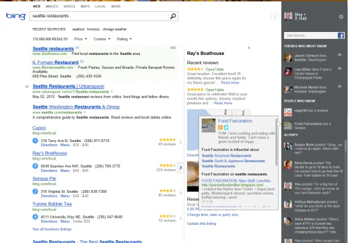 Bing Redesigned For Social Search