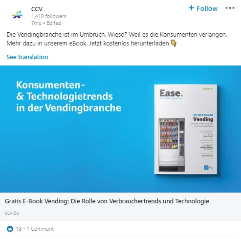 CCV Easy German ad