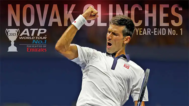Novak clinches Emirates ATP year-end #1