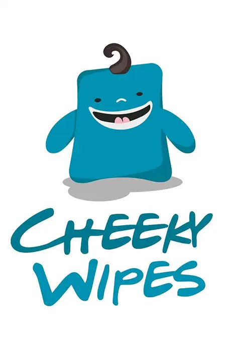 logo vert cheeky wipes