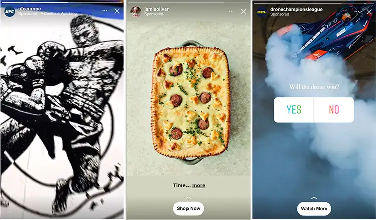 Insta Stories from UFC, Jamie Oliver, DCL