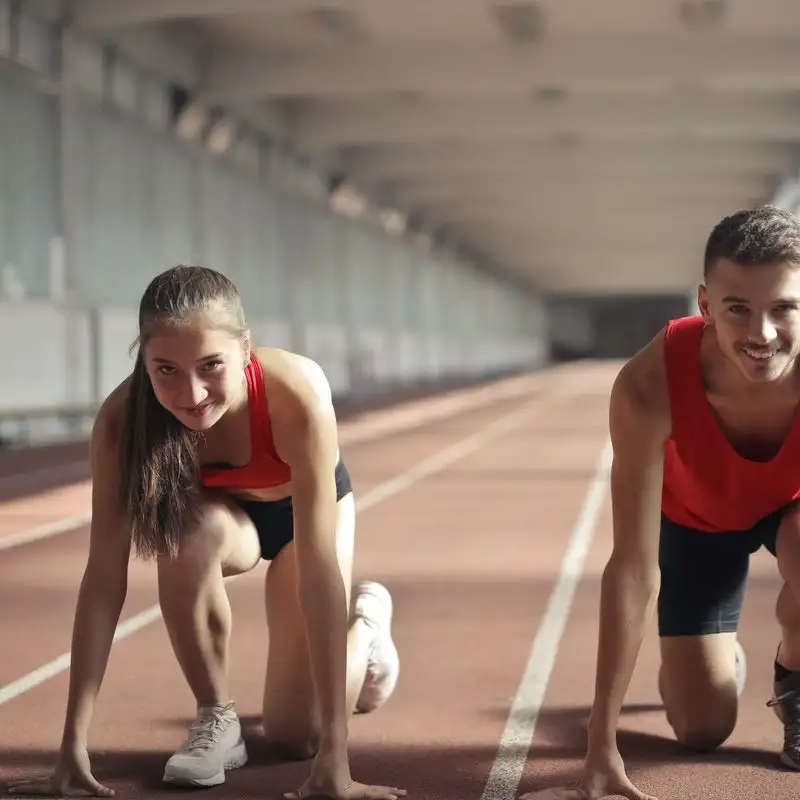 People ready to run