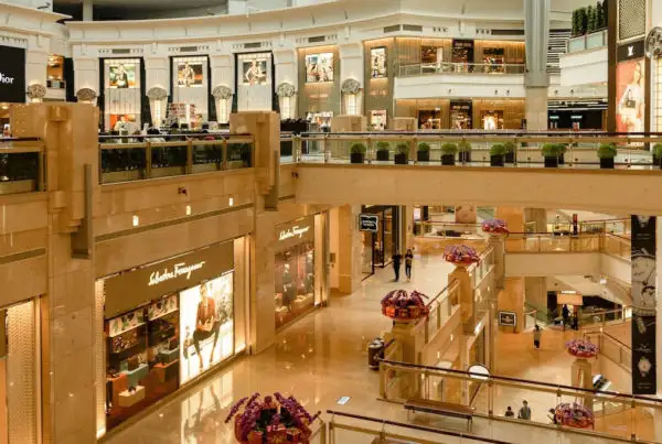 Retail luxury shopping mall