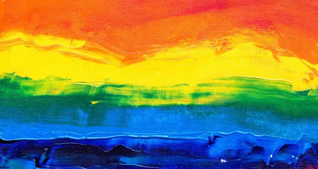 Rainbow painting