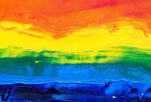 Rainbow painting