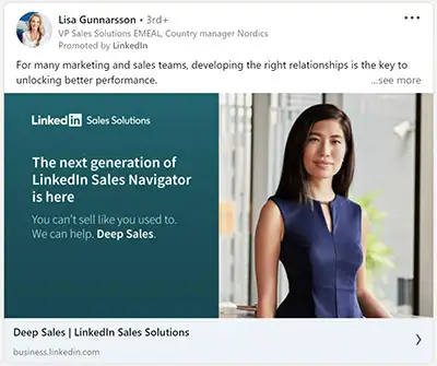 LinkedIn ad