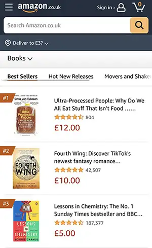 Ultra Processed People #1 Amazon bestseller