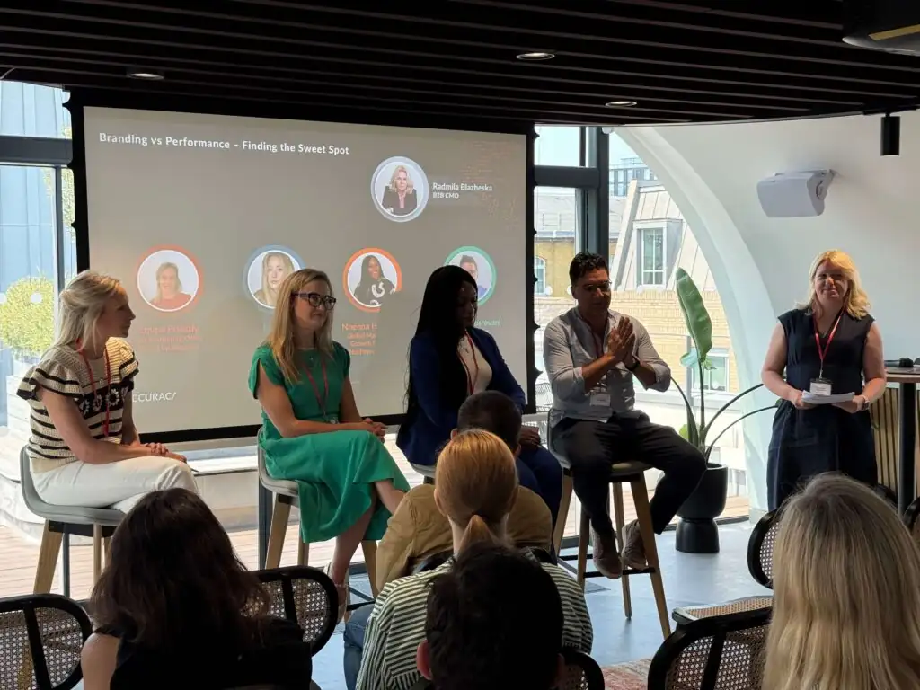 rethinking B2B-3 Rethinking B2B event by AccuraCast - brand v performance panel