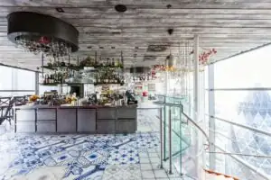 Finance AI Roundtable venue - bar