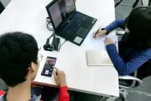 Consultants working